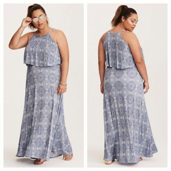 torrid Dresses & Skirts - Torrid Medallion Jersey Maxi Dress